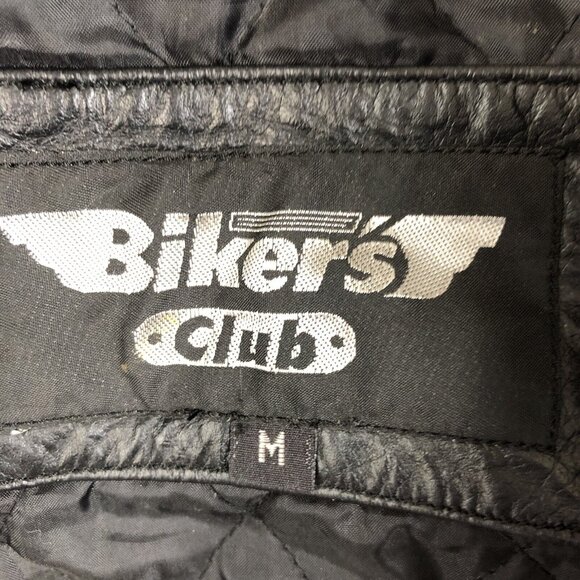 Black Leather Jacket Womens M Moto Fringe Scrolls Braids Biker Whimsigoth Rock - Picture 6 of 16